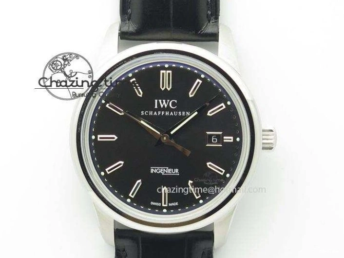 MIROTIME 0519 Ingeniuer St.Laurens SS Black Dial MKF 1:1 V2 Best Edition On Black Leather Strap A Functional 7351